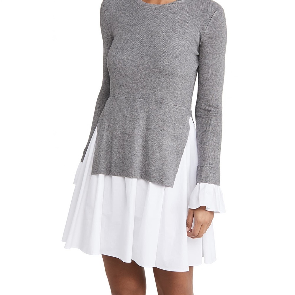 English Factory Knit Combo Dress